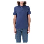 Polo Ralph Lauren Ikonisk Mesh Polo Skjorta Blue, Herr