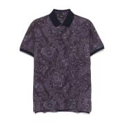 Etro Avslappnad Bomull T-shirt Blue, Herr