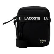 Lacoste Svart Neocroc Axelväska Black, Herr