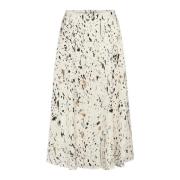 Bruuns Bazaar Midi Skirts Beige, Dam