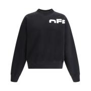 Off White Iconic Monogram Skate Sweatshirt Black, Herr