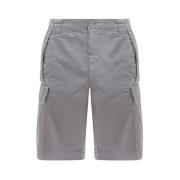 C.p. Company Stiliga Bermuda Shorts för Män Gray, Herr