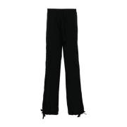 Msgm Svarta Slim Fit Byxor Black, Herr