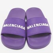 Balenciaga Vintage Pre-owned Gummi lgskor Purple, Dam