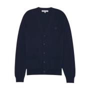 Maison Kitsuné Ull Räv Kofta Blue, Herr