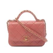 Chanel Vintage Pre-owned Laeder chanel-vskor Pink, Dam