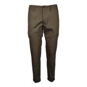 Re-Hash Bomullsblandning Slim Fit Byxor Green, Herr