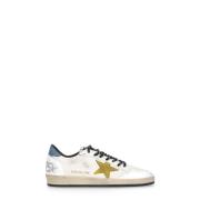 Golden Goose Vintage Vita Lädersneakers med Stjärna White, Herr