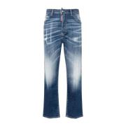 Dsquared2 Casual Bomullsbyxor Blue, Dam