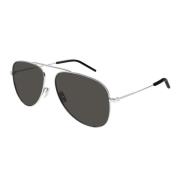 Saint Laurent Silver/Grå Solglasögon SL 800 Gray, Unisex