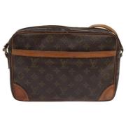 Louis Vuitton Vintage Pre-owned Canvas louis-vuitton-vskor Brown, Dam