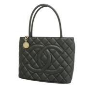 Chanel Vintage Pre-owned Laeder chanel-vskor Black, Dam