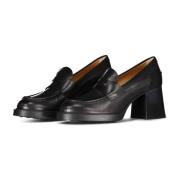 Tod's Klassiska klackloafers Black, Dam