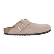 Birkenstock Rosa Mocka Sabot med Justerbar Rem Pink, Dam