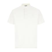 Burberry Klassisk Polo Tröja för Män White, Herr