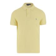 Polo Ralph Lauren Klassisk Bomullspolo Tröja Gul Yellow, Herr