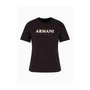 Armani Exchange Svarta T-shirts och Polos Black, Dam