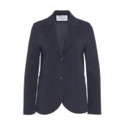 Harris Wharf London Elegant Blå Blazer med Honungsfruktsstruktur Blue,...