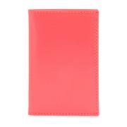 Comme des Garçons Kompakt fluorescerande rosa getläder plånbok Pink, H...