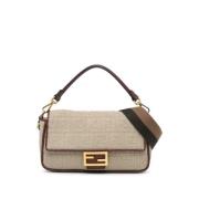 Fendi Vintage Pre-owned Canvas fendi-vskor Beige, Dam