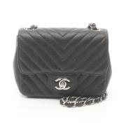 Chanel Vintage Pre-owned Laeder chanel-vskor Black, Dam