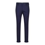 Dondup Slim Fit Viscose-Mix Byxor Blue, Herr