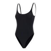 Diesel Svart Megan Bodysuit med Frontlogo Black, Dam