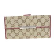 Gucci Vintage Pre-owned Canvas plnbcker Multicolor, Dam