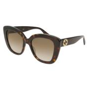 Gucci Romantiska cat-eye solglasögon Brown, Unisex