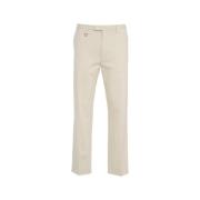 Paolo Pecora Beige Chino Byxor Ss25 Beige, Herr