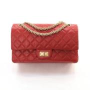 Chanel Vintage Pre-owned Laeder chanel-vskor Red, Dam