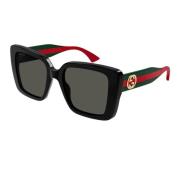 Gucci Fjäril Stil Solglasögon Black, Unisex