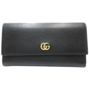 Gucci Vintage Pre-owned Laeder plnbcker Black, Dam