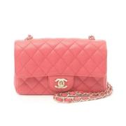 Chanel Vintage Pre-owned Laeder crossbodyvskor Pink, Dam