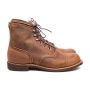 Red Wing Shoes Klassisk Moc Toe Läderstövel Brown, Herr