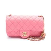 Chanel Vintage Pre-owned Laeder chanel-vskor Pink, Dam