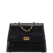 Chanel Vintage Pre-owned Laeder crossbodyvskor Black, Dam