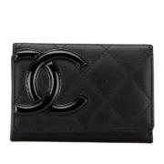 Chanel Vintage Pre-owned Laeder plnbcker Black, Dam