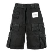 Dolce & Gabbana Bomull Bermuda Shorts Black, Herr