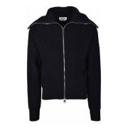 Alexander McQueen Ull Cashmere Jacka Black, Herr