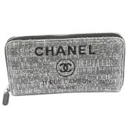 Chanel Vintage Pre-owned Canvas plnbcker Gray, Dam