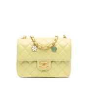 Chanel Vintage Pre-owned Laeder chanel-vskor Green, Dam