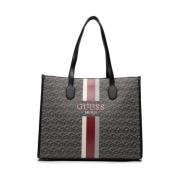 Guess Svart Wilder Travel Toteväska Black, Dam