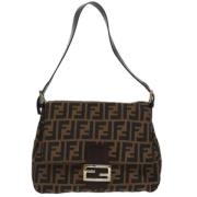 Fendi Vintage Pre-owned Canvas fendi-vskor Brown, Dam