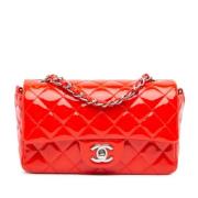 Chanel Vintage Pre-owned Laeder crossbodyvskor Red, Dam