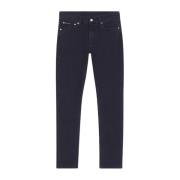 Calvin Klein Slim Taper Jeans - Mörk Denim Blue, Herr