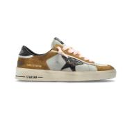 Golden Goose Sneakers Stardan Med Krage Och Snörning Multicolor, Herr