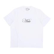 Arte Antwerp Script Logo Vit Tee Kort Ärm White, Herr