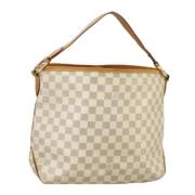 Louis Vuitton Vintage Pre-owned Canvas louis-vuitton-vskor White, Dam