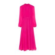 Saloni Rosa Posey Jacquib Modestil Pink, Dam